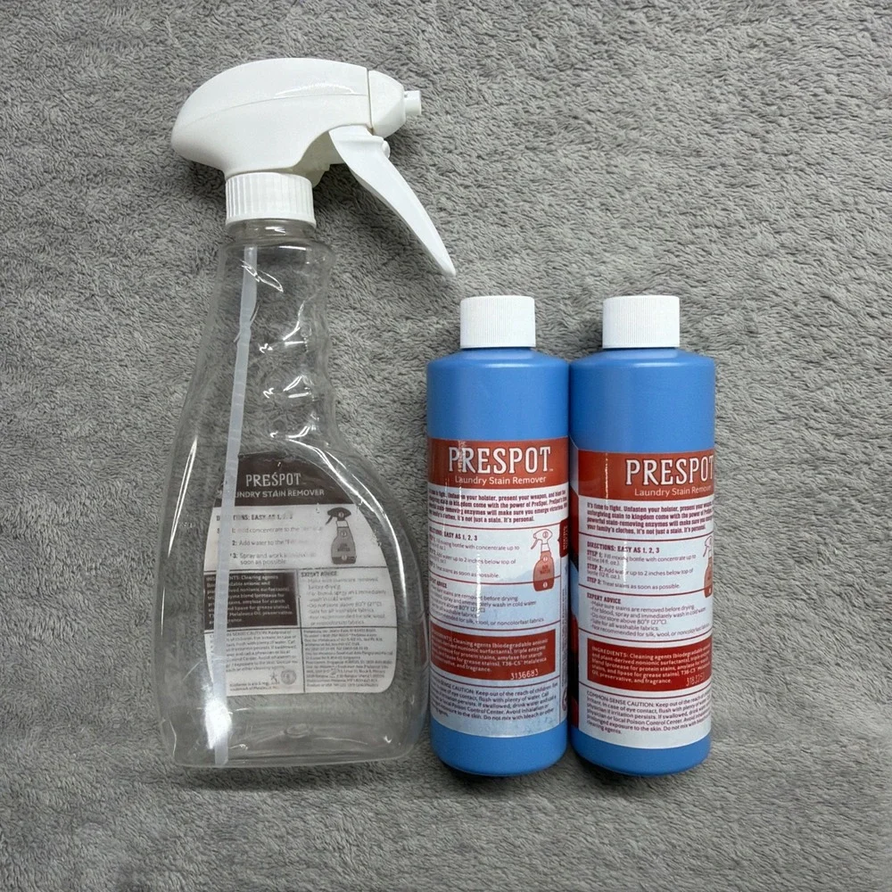 2 Ecosense PreSpot 4x Concentrate Laundry Stain Remover 8oz Ea Melaleuca Sprayer